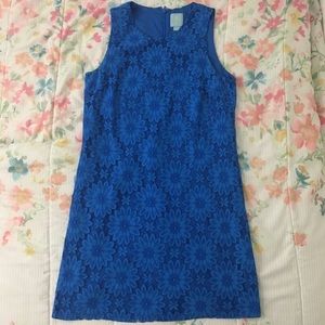 CeCe Blue Lace Dress Size 8